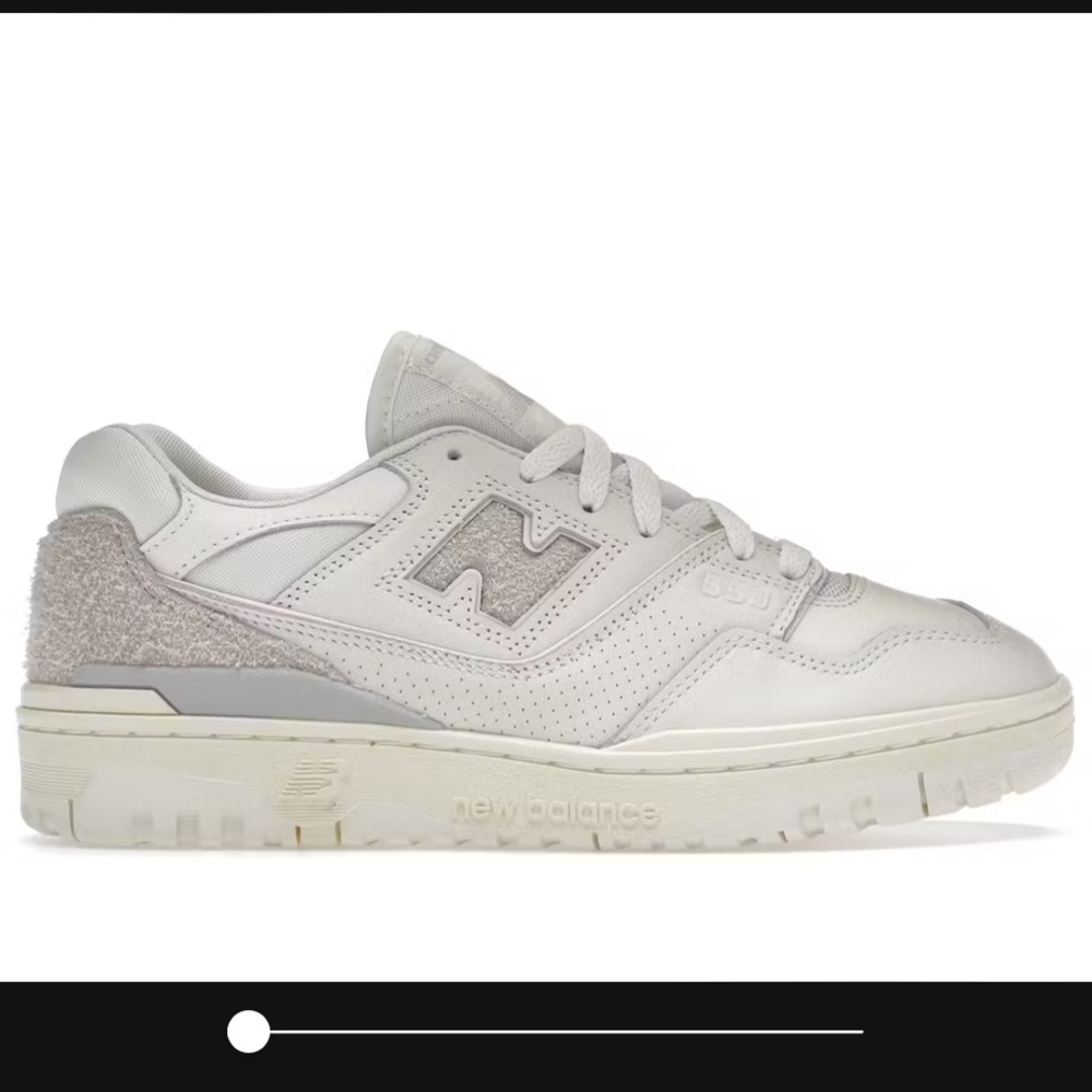 Aime Leon Dore new balance 550 white size 5, Won raffle